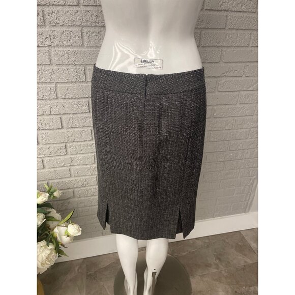 Le Suit Petite Women Gray Professional 2 Pcs Skirt Suit Set Size 6P - Picture 7 of 12